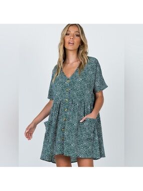 princess polly montana mini dress blue Princess Polly Women's Landon Embroidered Floral Minidress - Blue